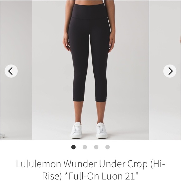 Lululemon Wunder UnderCrop - Picture 2 of 9